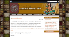 Desktop Screenshot of derechoalaalimentacion.org